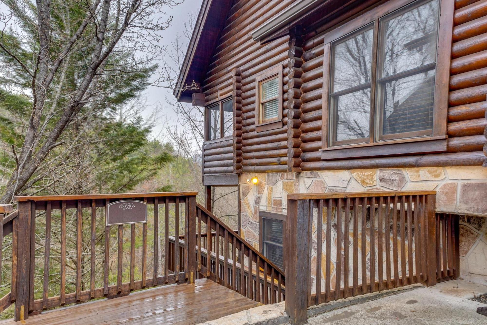 Pigeon Forge Resort Studio Cabin On Dollywood Ln! Exterior photo